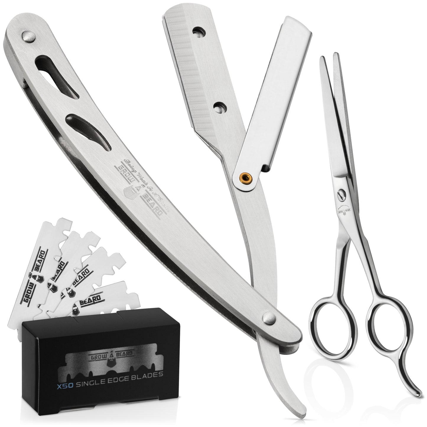 Straight Razor with 50 Sharp Blades